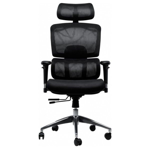 Крісло B-522 - сучасне офісне крісло з підголовником та обертанням