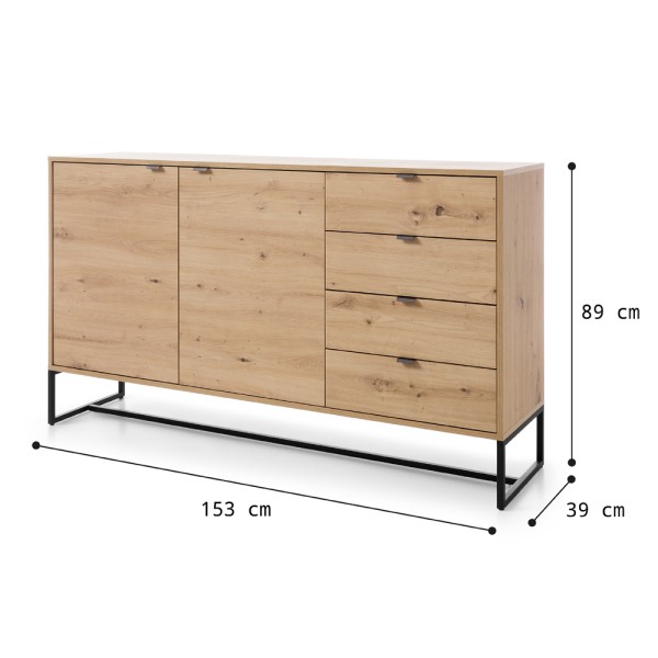 Комод Amber AK153 – ідеальне рішення для вашого інтер'єру