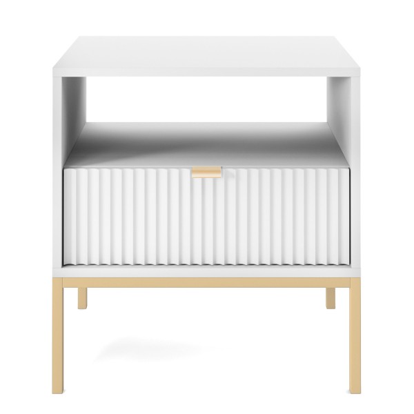 Тумба приліжкова Nova S54 Gold — стиль та функціональність у кожному елементі