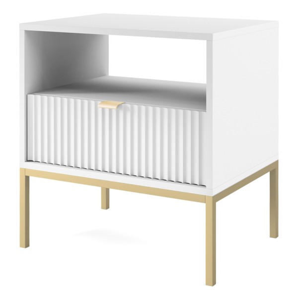 Тумба приліжкова Nova S54 Gold — стиль та функціональність у кожному елементі