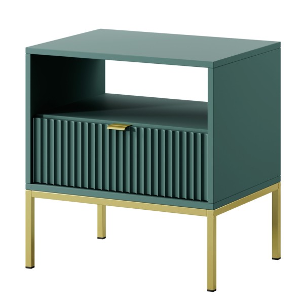 Тумба приліжкова Nova S54 Gold — стиль та функціональність у кожному елементі