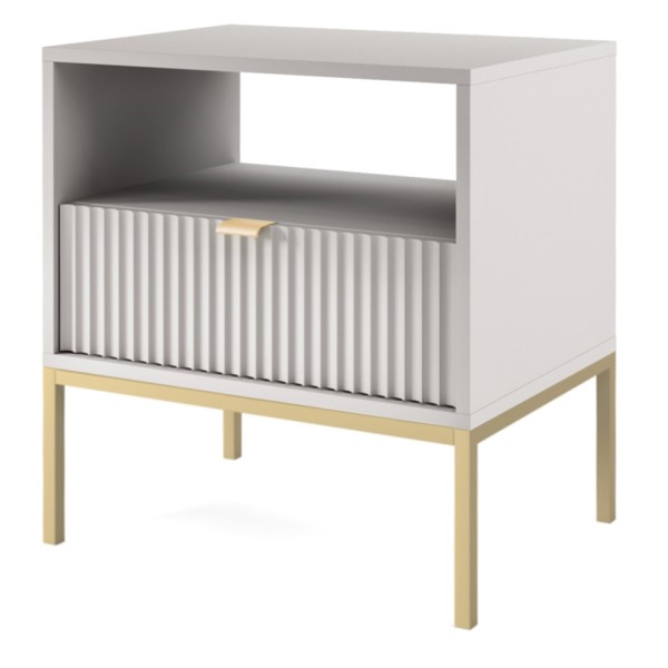 Тумба приліжкова Nova S54 Gold — стиль та функціональність у кожному елементі