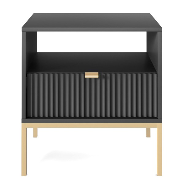 Тумба приліжкова Nova S54 Gold — стиль та функціональність у кожному елементі