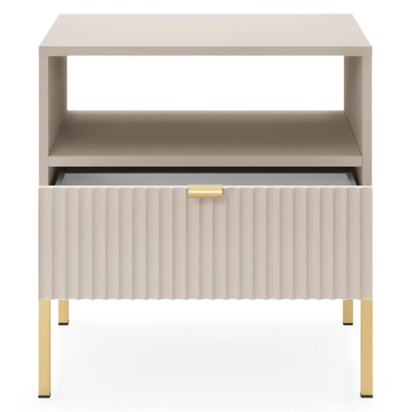 Тумба приліжкова Nova S54 Gold — стиль та функціональність у кожному елементі