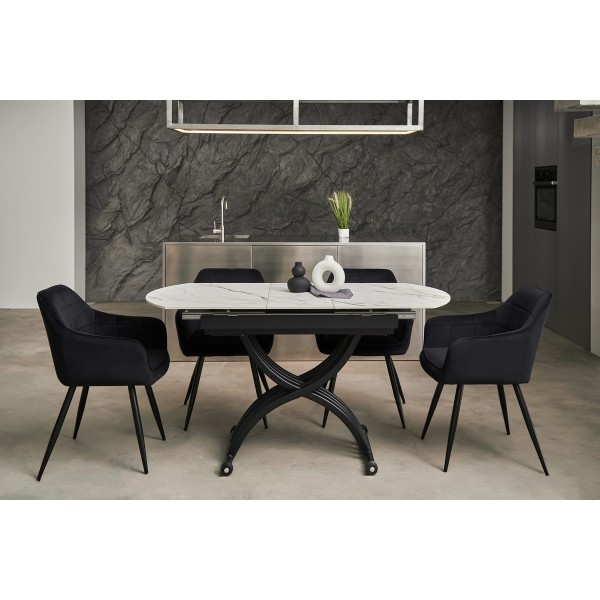 Стіл TMT-100 120-150 см — Розкладний стіл для кухні та кафе