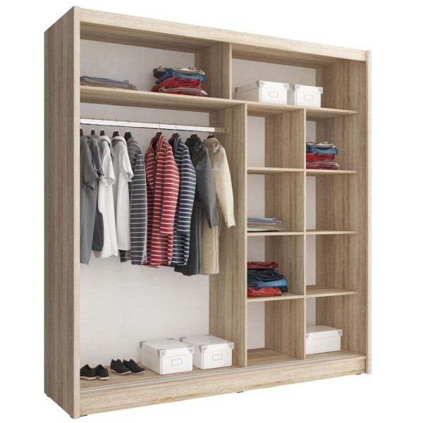 Шафа-купе з дзеркалом Alaska 200 – стиль та функціональність для вашої спальні