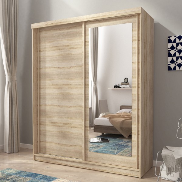 Шафа-купе з дзеркалом Alaska 200 – стиль та функціональність для вашої спальні