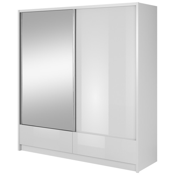 Шафа-купе Aria I 200 з дзеркалом і шухлядами для спальні