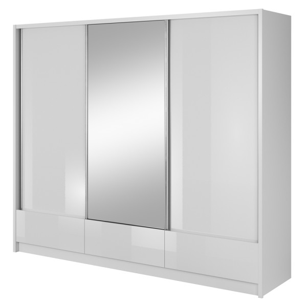 Шафа-купе з дзеркалом і шухлядами Aria I 250