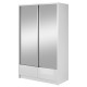 Шафа-купе з подвійним дзеркалом і шухлядами Aria II 130