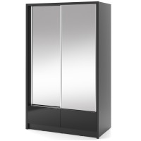 Шкаф-купе с двойным зеркалом и ящиками Aria II 130