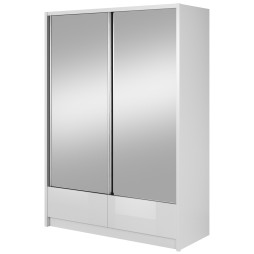 Шафа-купе з подвійним дзеркалом і шухлядами Aria II 150