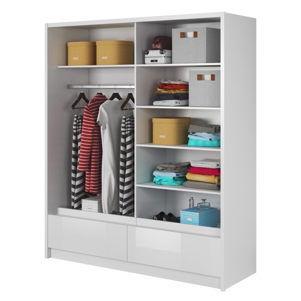 Шафа-купе з дзеркалом Aria II 180 – зручність і стиль для вашого дому