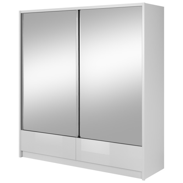 Шафа-купе Aria II 200 з дзеркалом і висувними ящиками