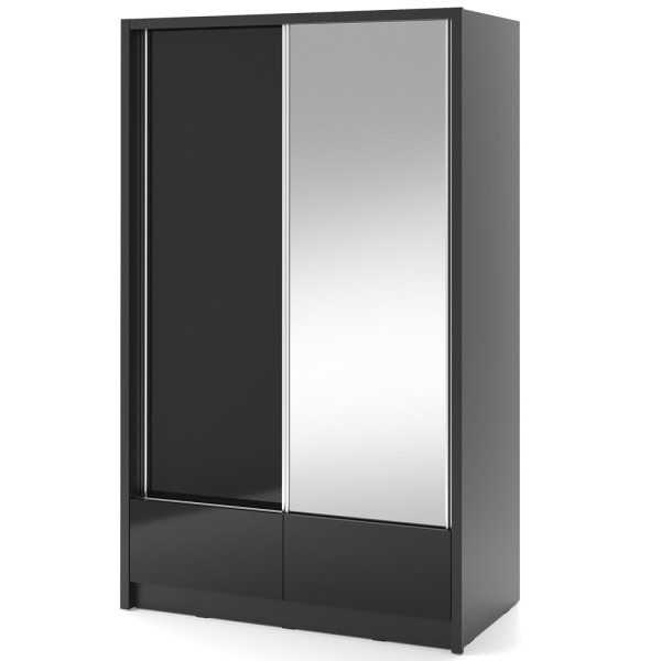 Шафа-купе Aria I 130 з дзеркалом та шухлядами