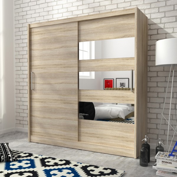 Шафа-купе з дзеркалом Maja III 180 для спальні