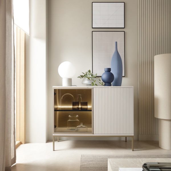 Комод дводверний з підсвічуванням Sento K104 1PKT LED