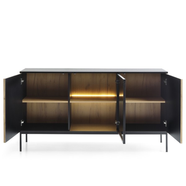 Комод тридверний з освітленням Sento K154 1PKT LED