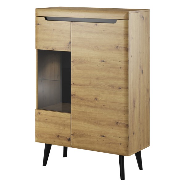 Вітрина низька Nordi NWT90 – стильна та функціональна меблі для вашої вітальні