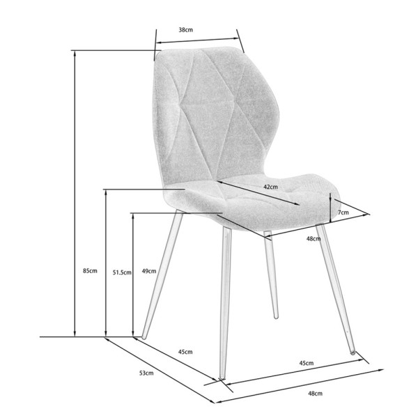 Стілець Chip — сучасний стілець для вашої кухні та кафе