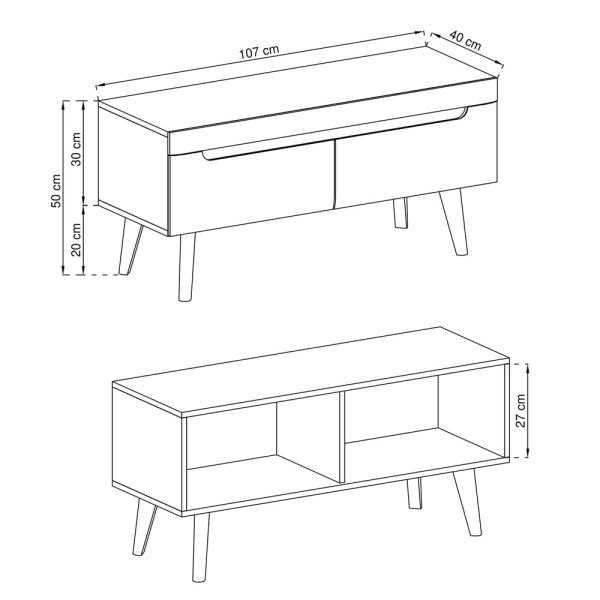 Тумба TV Nordi NRTV107 – ідеальний вибір для вашої вітальні