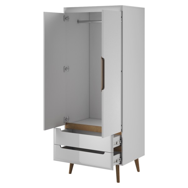 Шафа дводверна з шухлядами Nordi NSZ80