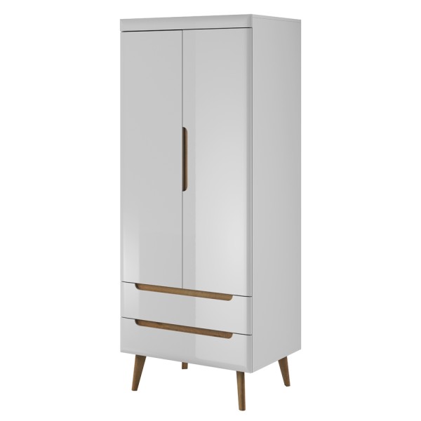 Шафа дводверна з шухлядами Nordi NSZ80