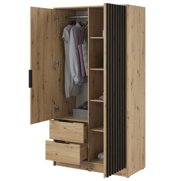 Шафа дводверна з шухлядами Nelly 2D