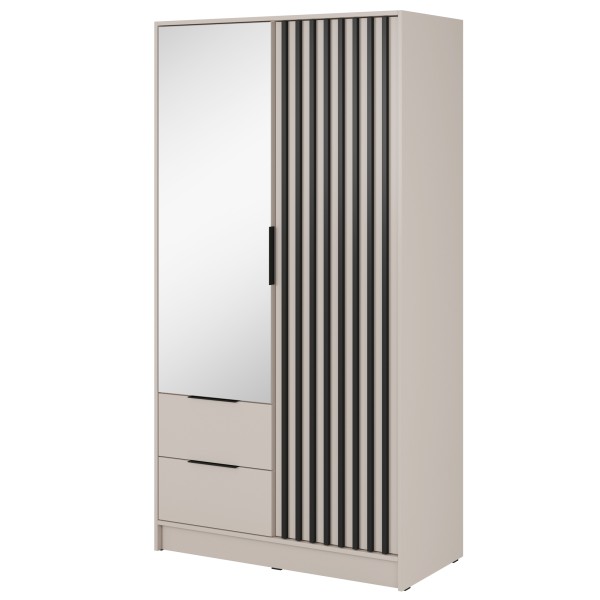 Шафа дводверна з дзеркалом і шухлядами Nelly 2D