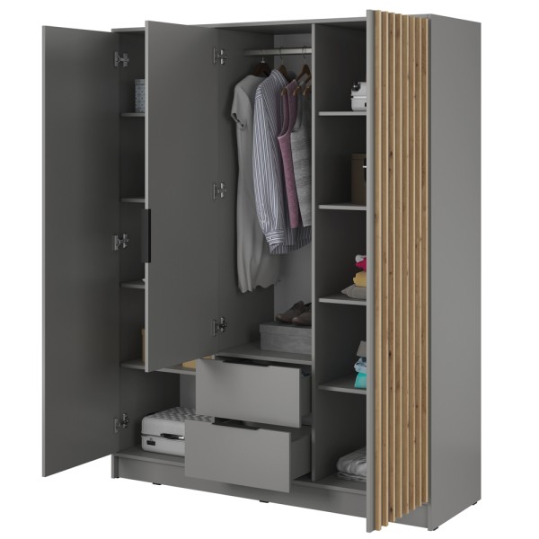 Шафа тридверна з шухлядами Nelly 3D