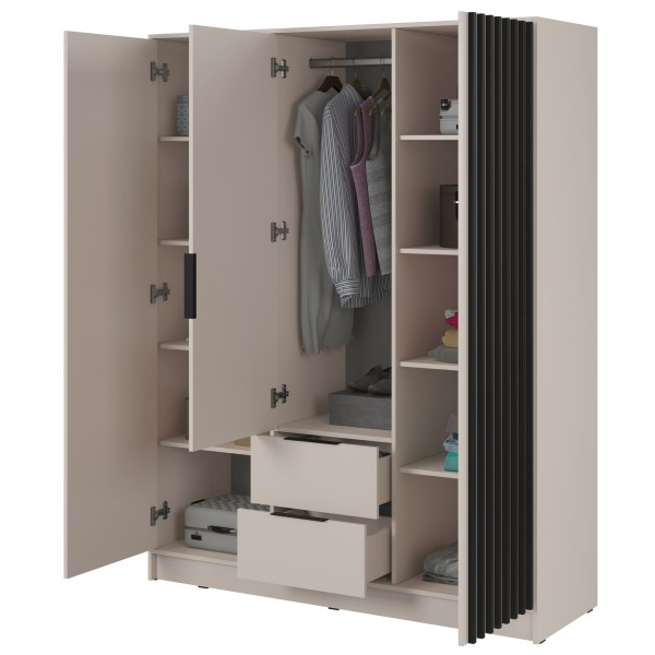 Шафа тридверна з шухлядами Nelly 3D