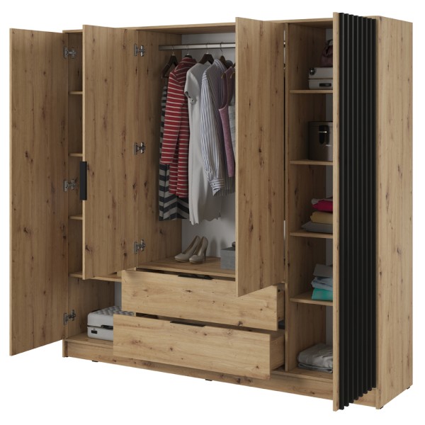 Шафа чотиридверна з шухлядами Nelly 4D