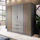 Шафа чотиридверна з шухлядами Nelly 4D