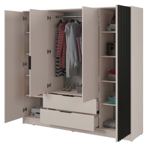 Шафа чотиридверна з шухлядами Nelly 4D