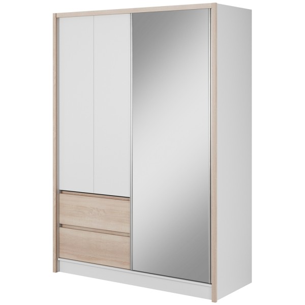 Шафа-купе з дзеркалом та шухлядами Sara 150 – стиль та функціональність для вашої оселі