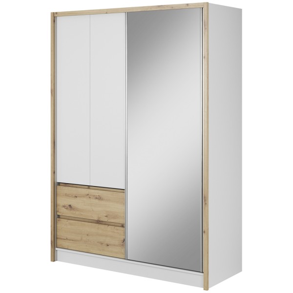 Шафа-купе з дзеркалом та шухлядами Sara 150 – стиль та функціональність для вашої оселі