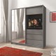Шафа TV з дзеркалом і шухлядами 200