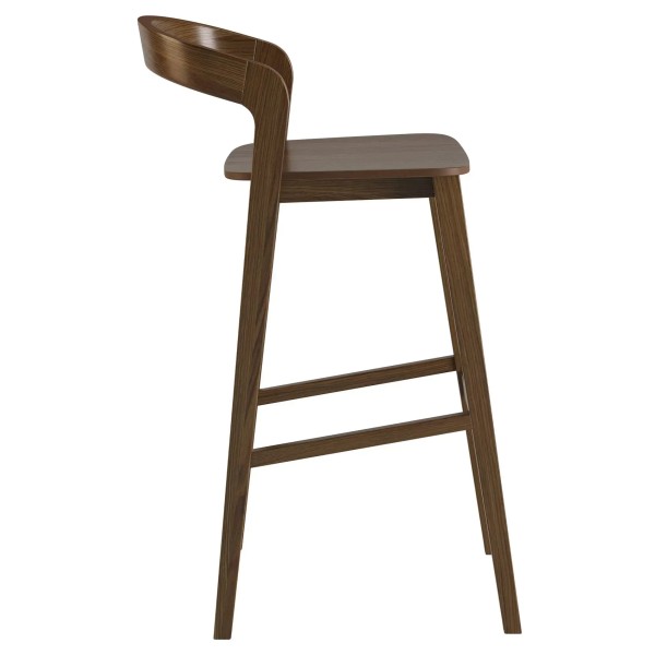 Стілець барний Floki New темний горіх