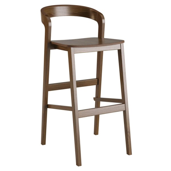 Стілець барний Floki New темний горіх