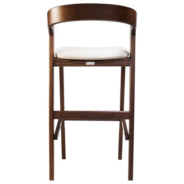 Стілець барний Floki New темний горіх