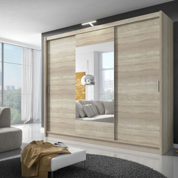 Шафа-купе з дзеркалом Wiki 250 для спальні