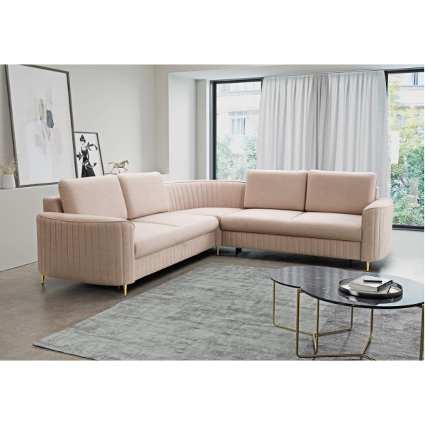 Диван кутовий розкладний Laren з функцією сну з шухлядою лівий