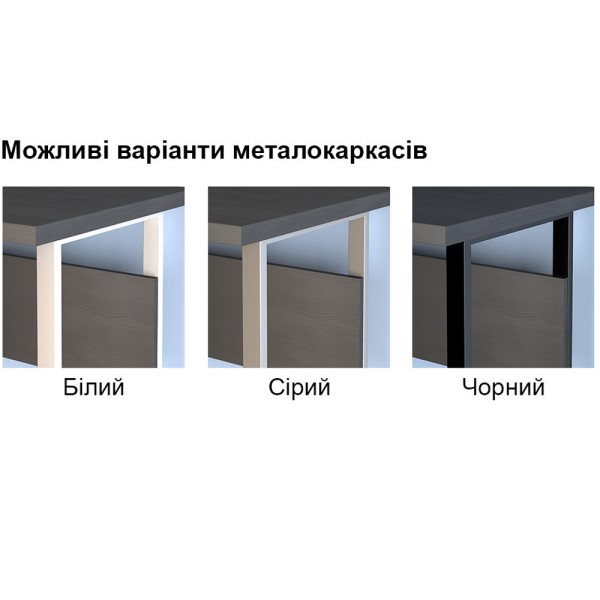 Стіл Лофт-05 — Сучасний письмовий стіл в стилі лофт