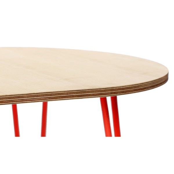 Стіл Oval High 120 - Сучасний овальний стіл для кухні