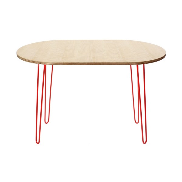 Стіл Oval High 120 - Сучасний овальний стіл для кухні