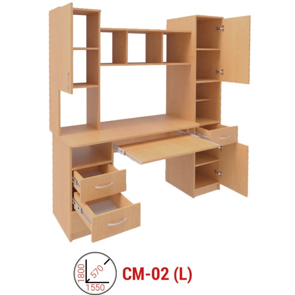 Стіл комп'ютерний СМ - 02 — для сучасного офісу