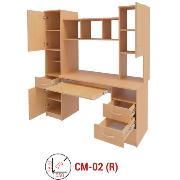 Стіл комп'ютерний СМ - 02 — для сучасного офісу