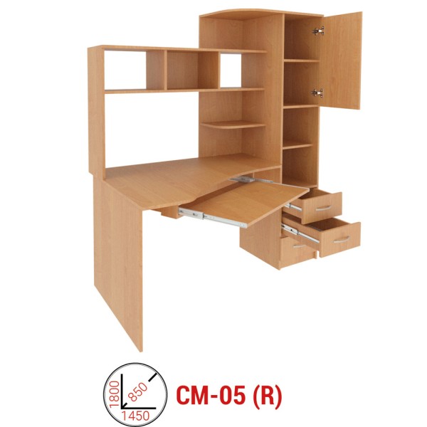 Стіл комп'ютерний СМ - 05: стильний та функціональний вибір для вашого офісу