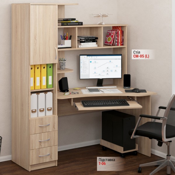 Стіл комп'ютерний СМ - 05: стильний та функціональний вибір для вашого офісу
