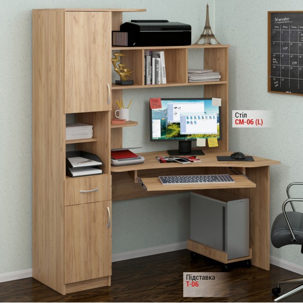 Комп'ютерний стіл СМ-06 — зручність та стиль для вашого офісу